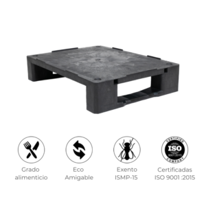 Pallet tarima plastica pequeña espacios reducidos
