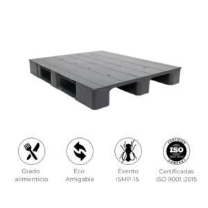 tarima plastica superficie lisa, pallet facil limpieza