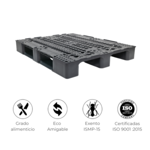 Tarima plastica ciruclacion de aire